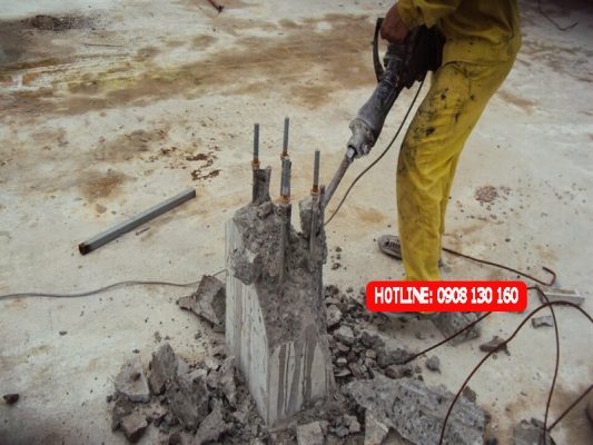Dịch vụ Đục Phá Bê Tông Thủ Đức HCM – Giá từ 50.000 VNĐ/m²,