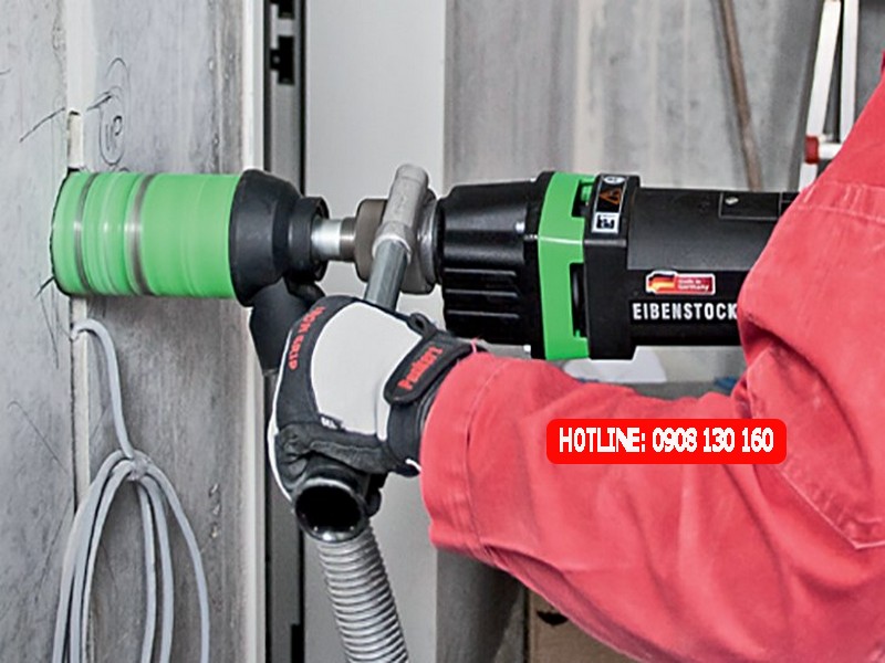 Khoan Rút Lõi Bê Tông Kích Thước Lớn D300–D500 Tại Quận Tân Bình
