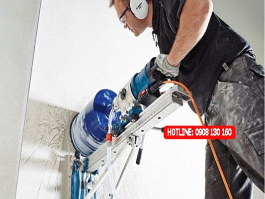 Khoan Rút Lõi Bê Tông Quận 1 TPHCM Xuyên Sàn, Xuyên Tường